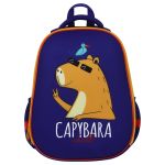 Ранец ArtSpace School Friend "Capybara" 39*30*18см, 2 отделения, 2 кармана, анатомическая спинка
