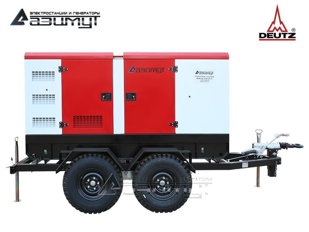 Дизельный генератор Азимут ЭД-150-Т400-1РКМ6C Deutz на шасси в кожухе
