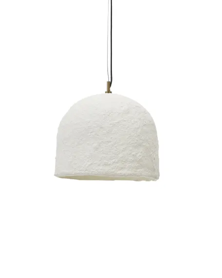 Подвесной светильник Sineu белый из папье-маше Ø 34,5 см