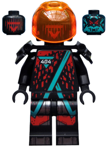Минифигурка LEGO njo566 Красный визор 404