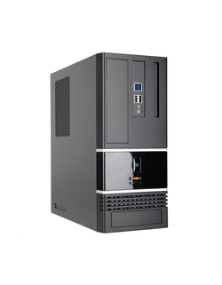 Корпус Slim Case InWin BK623  Black 400W 2*USB2.0+2*USB3.0 Audio mATX