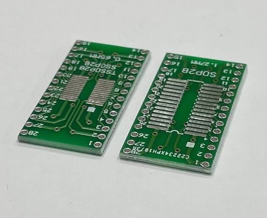 Плата переходная SOP28/TSSOP28-DIP28