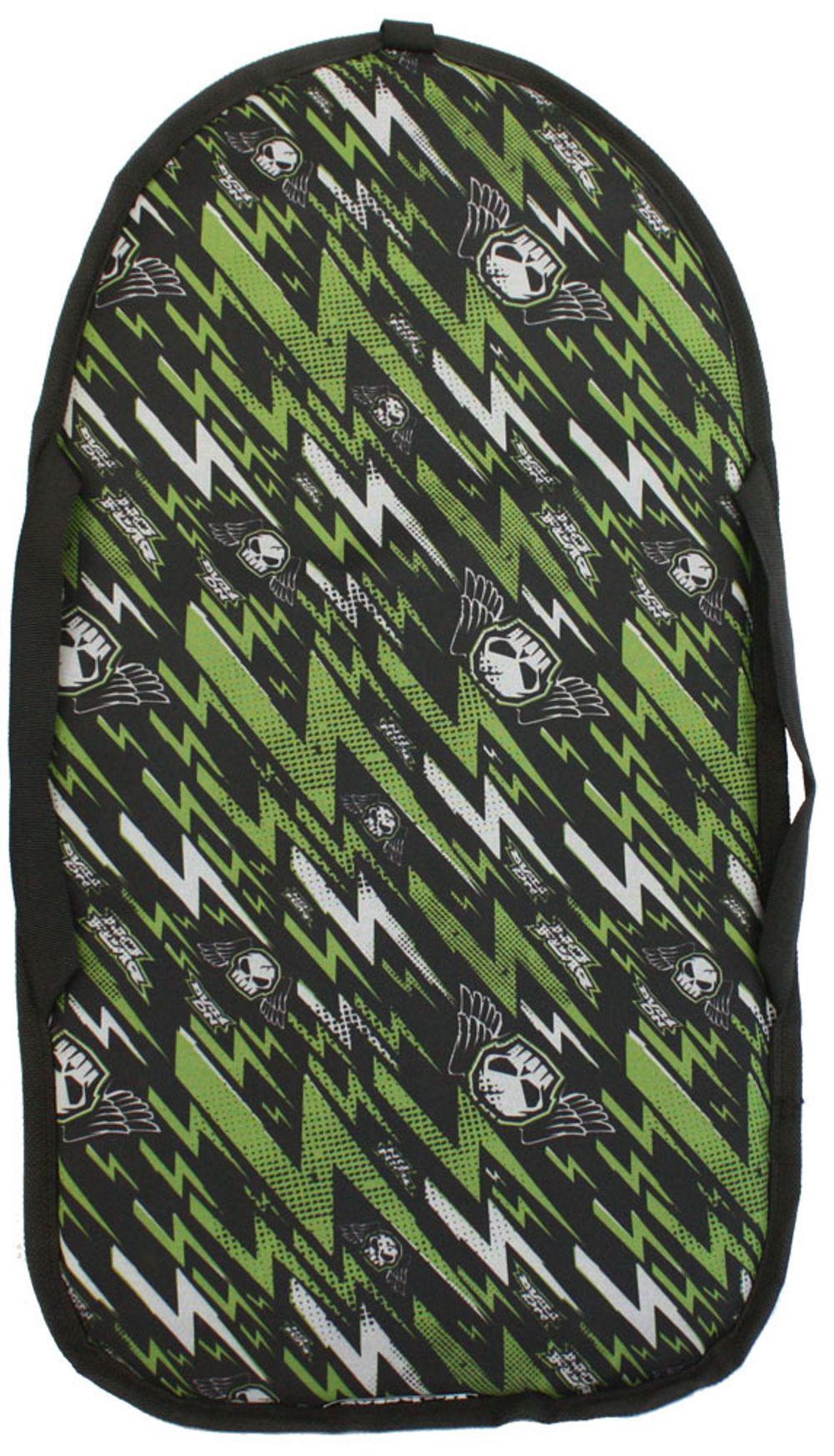 Ледянка Hubster Молнии зеленые, овальная 45x85см