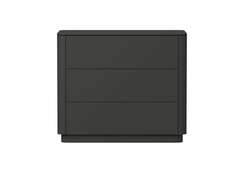 Комод Tammi 3 ящика ширина 90 см (черный)