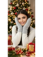 Варежки зимние теплые пушистые ангора