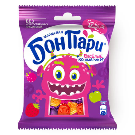 Мармелад Бон Пари Веселые кошмарики 75 гр