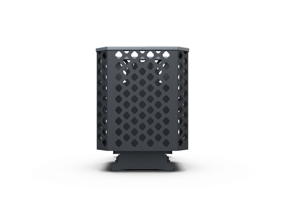 Банная печь Душа- 15 Сетка Перфорация 8мм