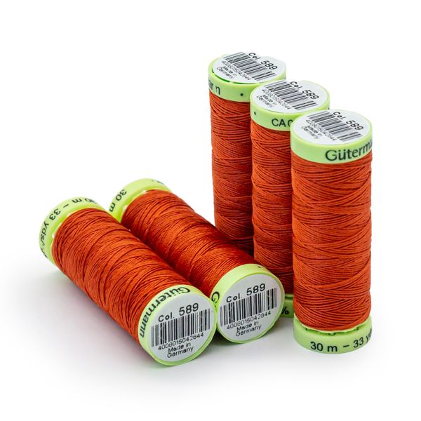 Нитки отделочные Gutermann Top Stitch 30 (30 метров), 5 кат. | 589 кирпичный