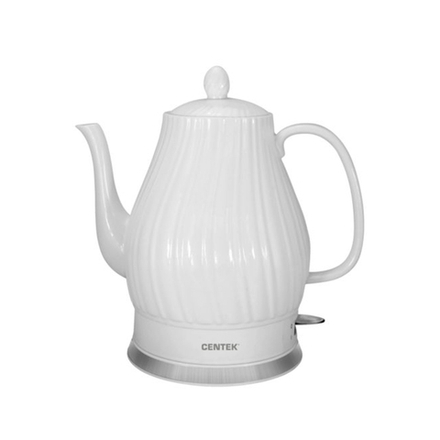 Керамический чайник электрический Centek CT-0064, 2 л, белый