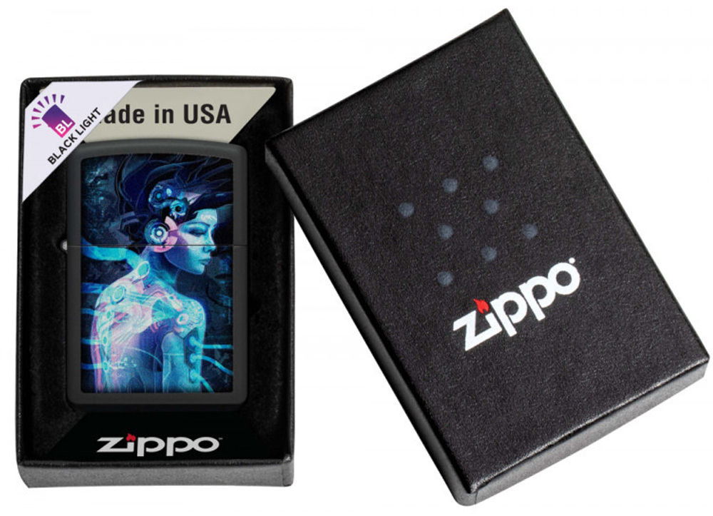 Зажигалка ZIPPO 48517 Cyborg Woman