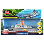 Модель ин. мет. "Крейсер" 18см, свет-звук, в ассорт, в коробка FY016-18SLMIL-GY (Технопарк)
