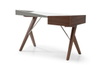 Стол письменный W-1010OT орех/бежевый