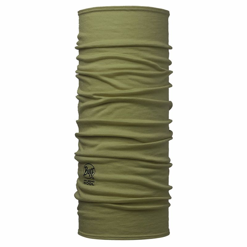Шарф-труба шерстяной Buff Solid Light Military Фото 1