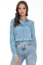 Рубашка Жаклин (блу) Diolche (Акция)
