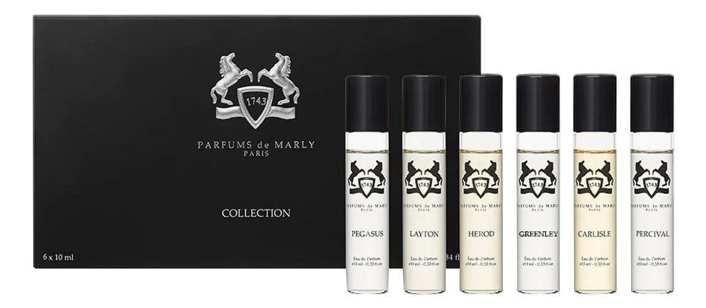 PARFUMS DE MARLY Парфюмерный тревел-набор мужской Masculine Discovery Set 6х10 мл