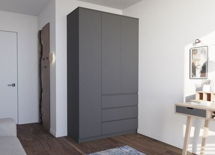 Шкаф двухстворчатый МШ 900.1 Белый