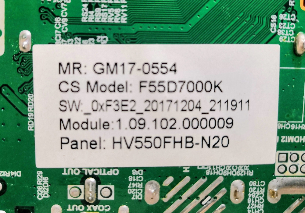 Main Board TP.MS3663S.PC821 для Dexp