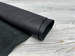 Натуральная кожа Этруско цв. Черный / Etrusco Vintage Nero