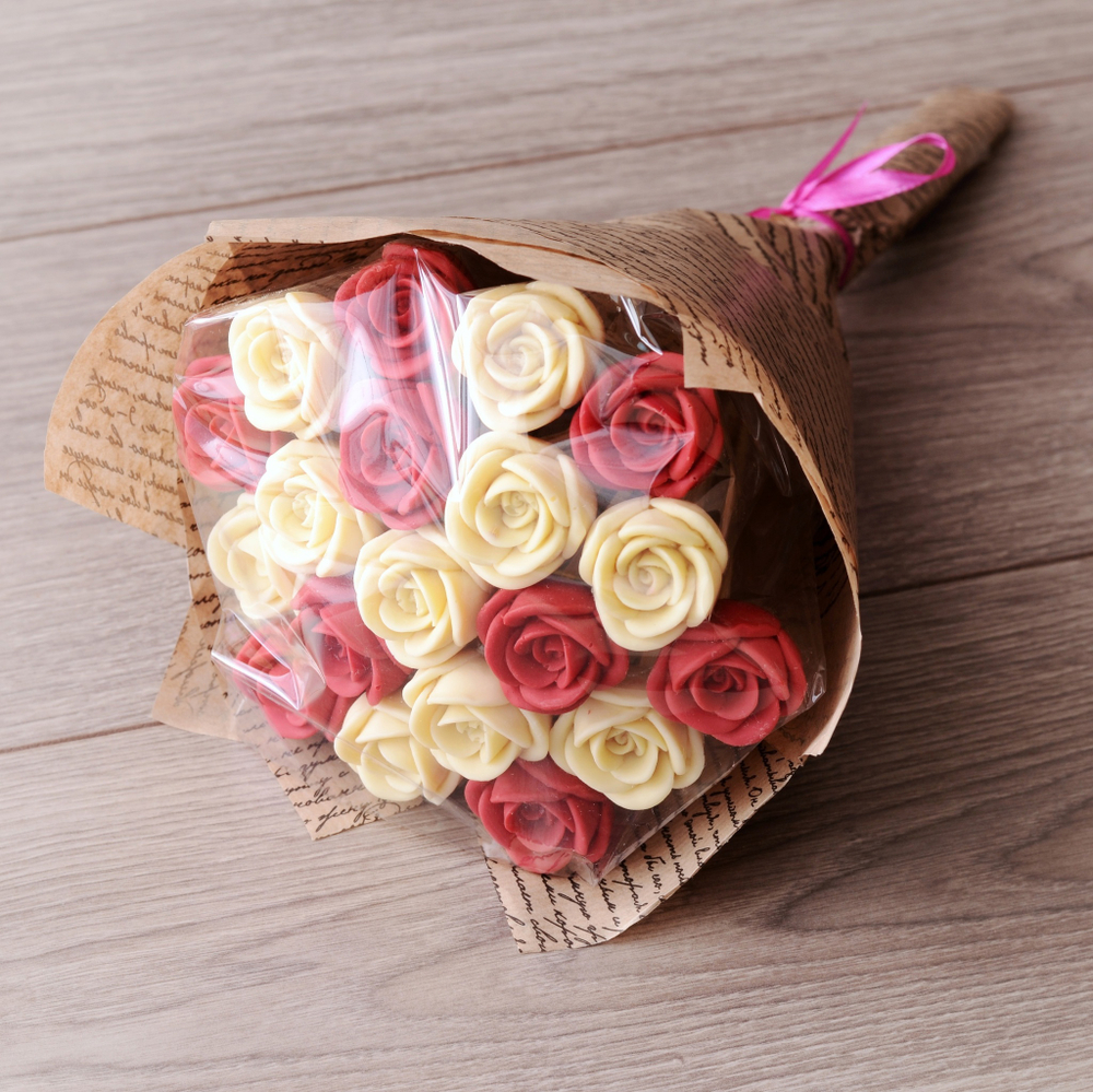 Шоколадный букет "Мини-розы" 19 штук