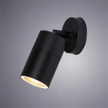 Уличный настенный светильник 1*GU10 A3304AL-1BK черный MISTERO Arte Lamp