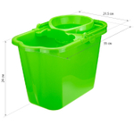 Ведро 9,5л прямоугольное с отжимом М2421