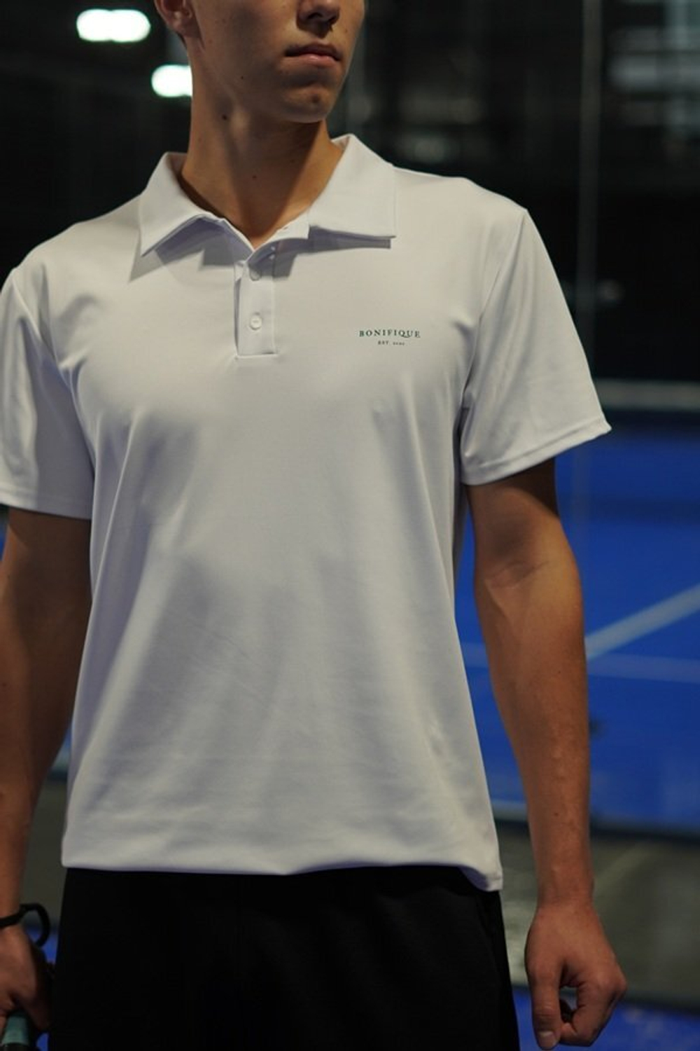 ОДЕЖДА ДЛЯ ТЕННИСА Женская, Поло BONIFIQUE CLASSIC POLO .