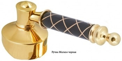 Смеситель для раковины на 3 отверстия Boheme TRADIZIONALE ORO 297-MR-B с ручками MURANO