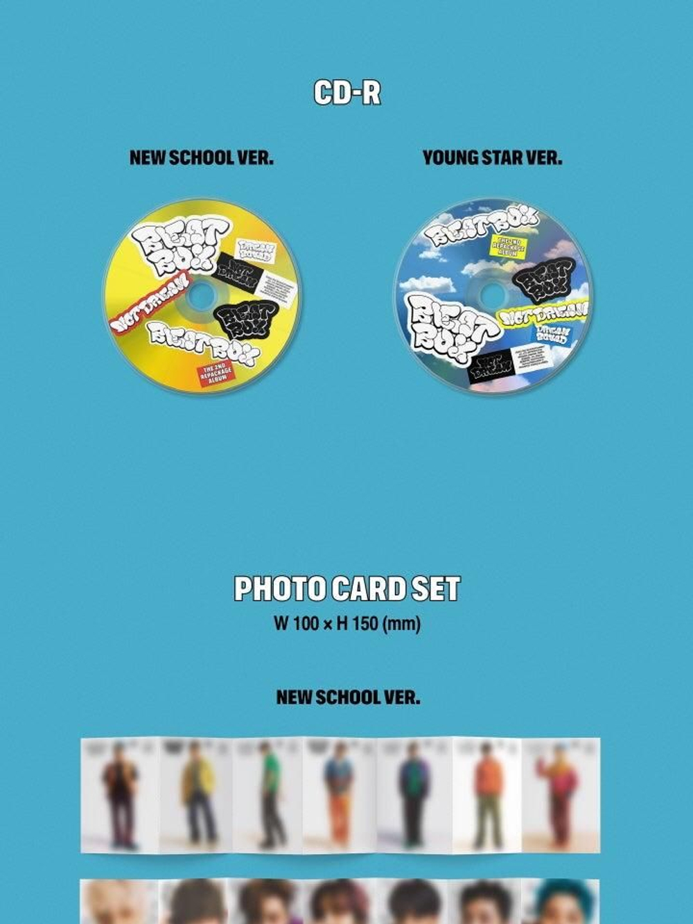 Альбом NCT DREAM - BEATBOX 2nd Album Repackage PHOTOBOOK 2 Version SET