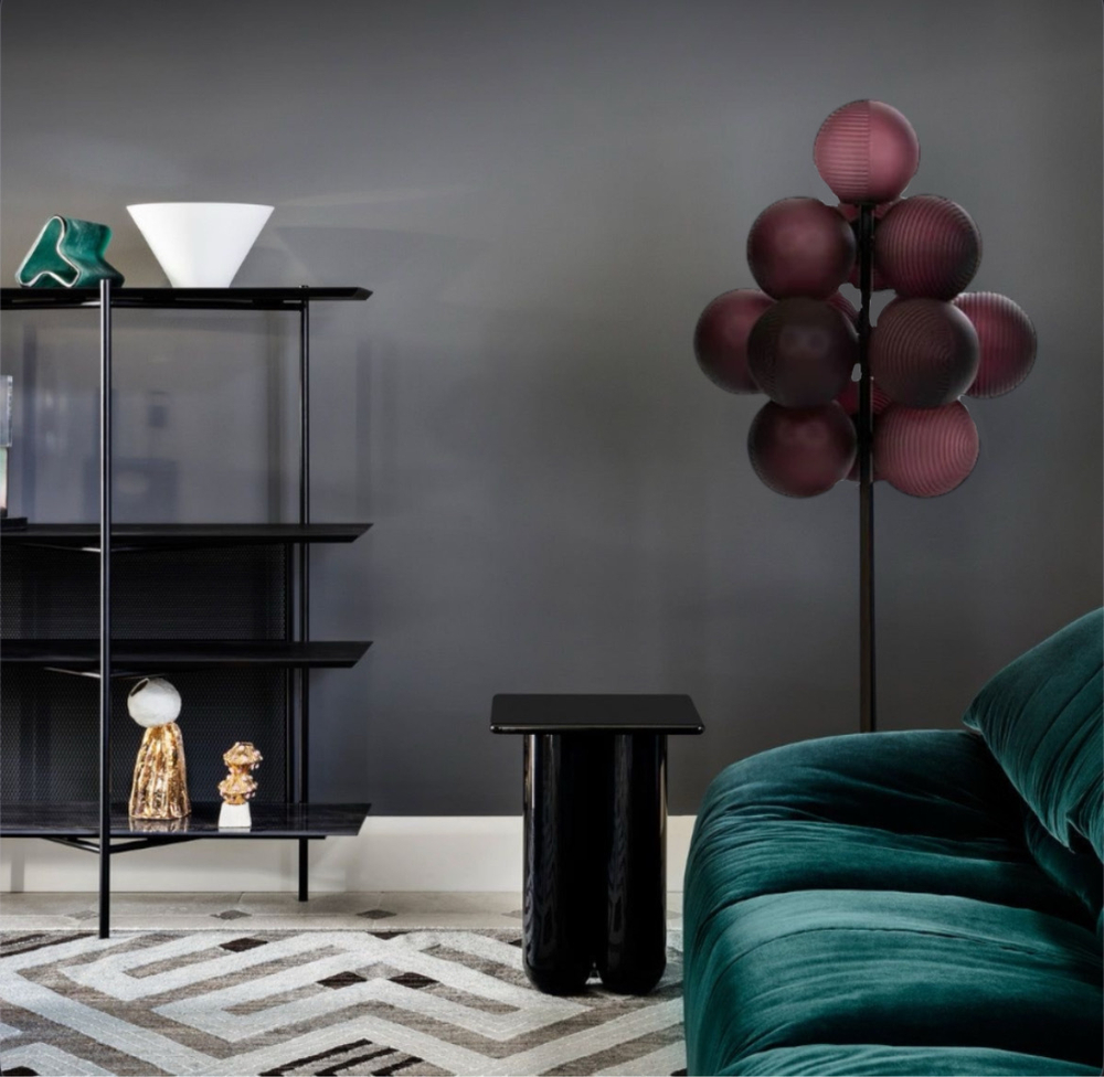 Floor design lamp Stellar Grape by Pulpo