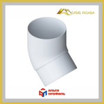 Колено трубы 45° ПВХ Альта-Профиль Элит белое