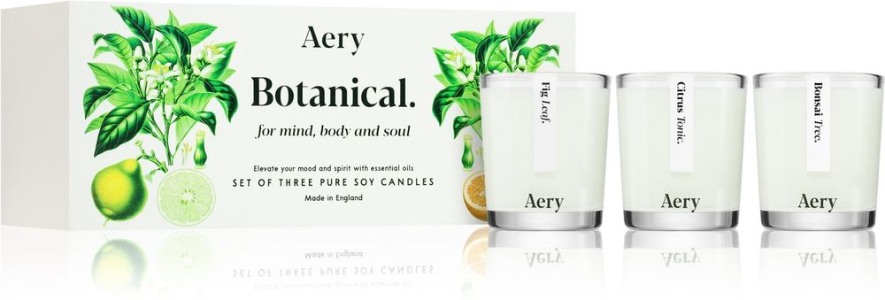 Aery Fig Leaf 80 г + дерево бонсай 80 г + цитрусовый тоник 80 г Botanical