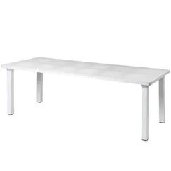 Стол раздвижной Levante 160-220х100 см, белый