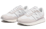 Noritake x New Balance NB 237 two-layer cowhide, the first layer of cowhide, shock absorption, lightweight, wear-resistant, wrapping, non-slip support, low-cut sports casual shoes for men and women, the same gray powder silver