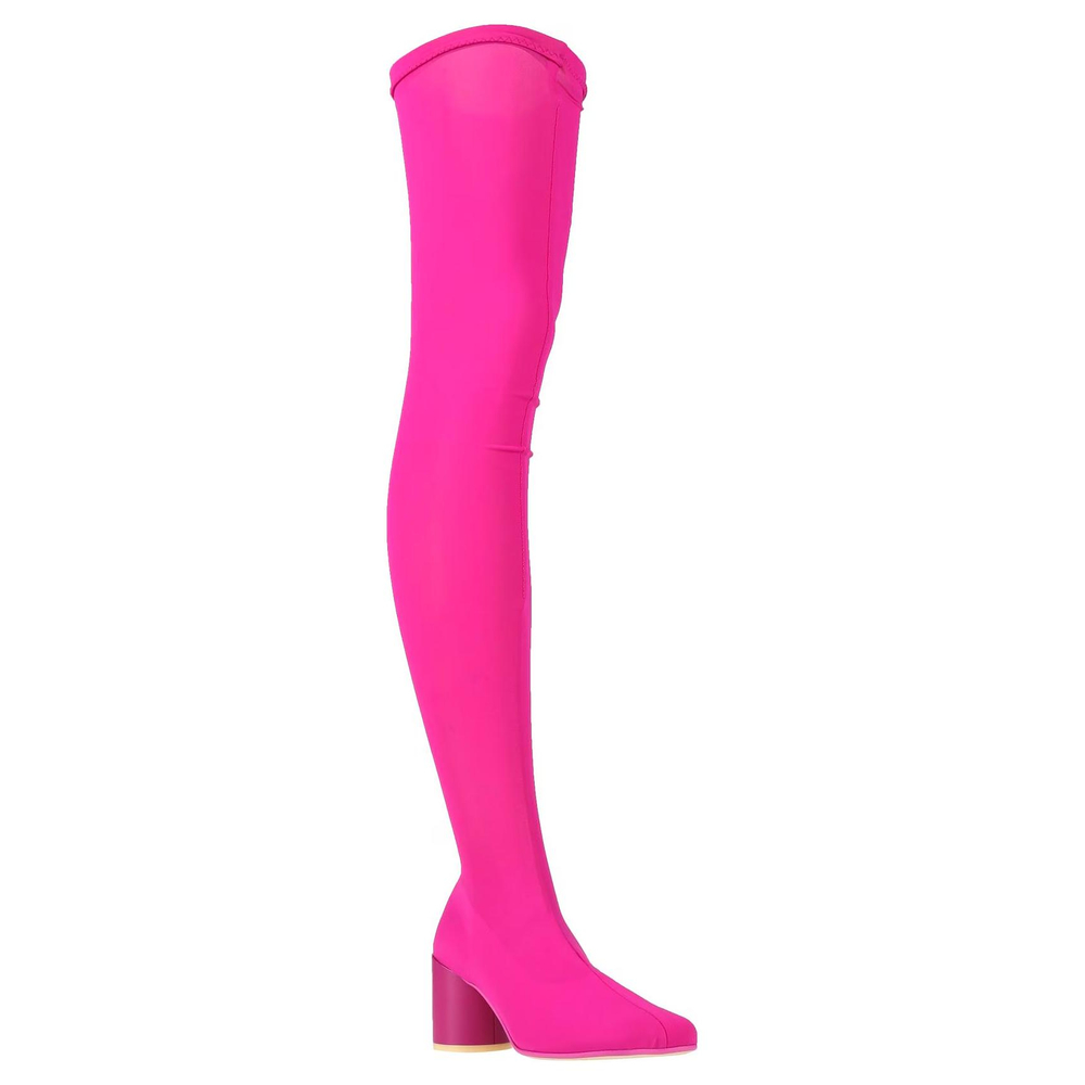 MM6 Maison Margiela Over the knee Boots 7cm Women"s Fuchsia