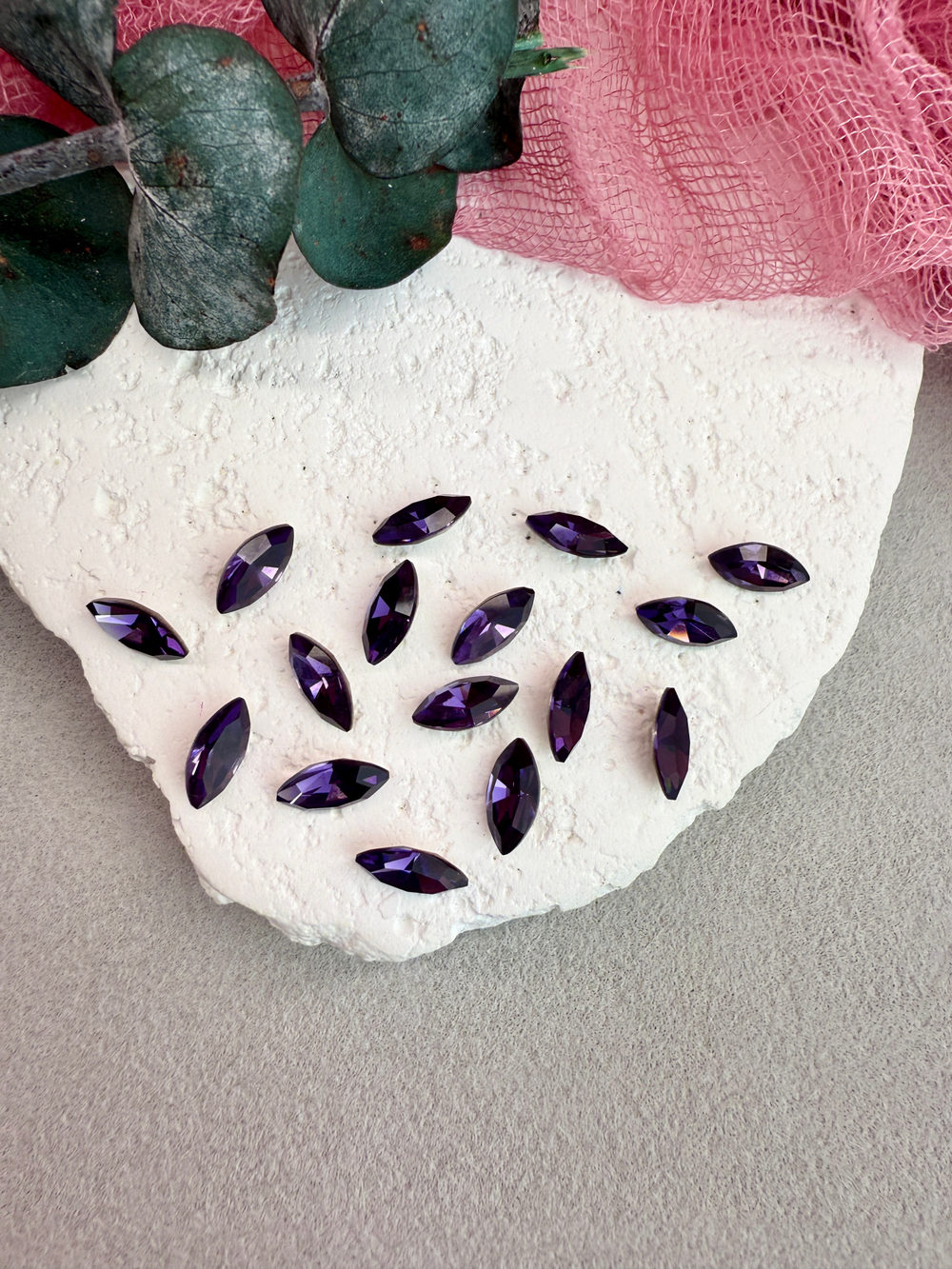 Наветт Navette 10*5 мм, Purple Velvet