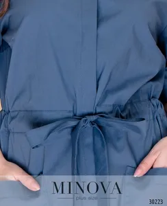 Платье 8605-джинс Minova