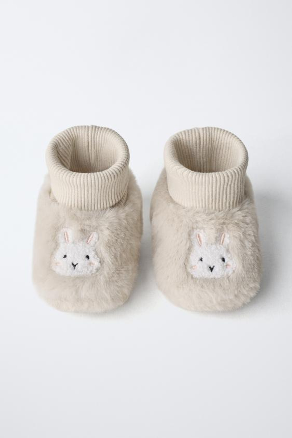 ZARA ДОМАШНИЕ ТАПОЧКИ «ЗВЕРЮШКИ», ЭКРЮ