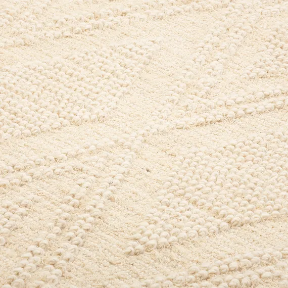 Ковер из шерсти и переработанного хлопка shillong из коллекции ethnic, 120х180см