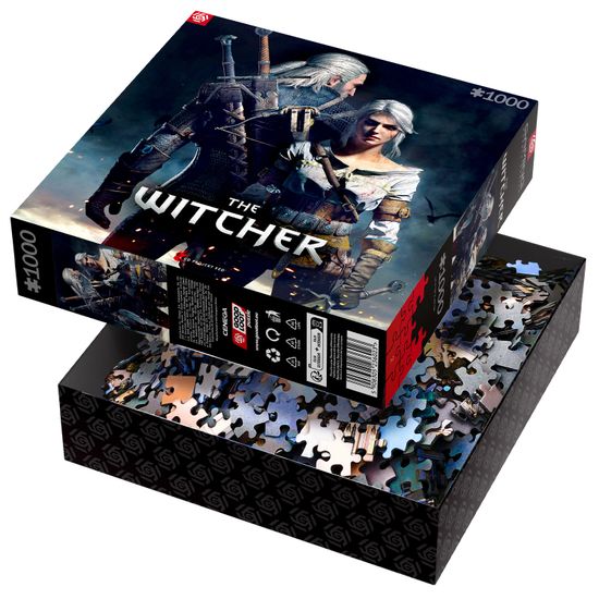 Пазл The Witcher Geralt & Ciri - 1000 элементов / Пазл по мотивам игры "Ведьмак", Геральт и Цири