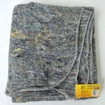 Тряпка для пола 'Домашний Сундук'х/б серая овер. 80*100см