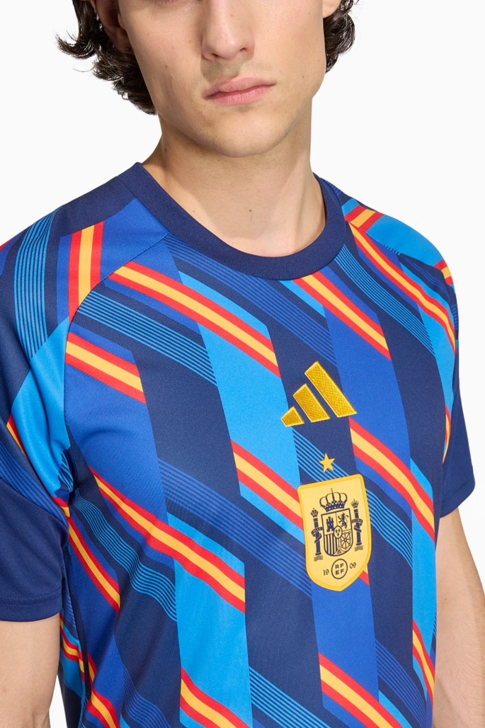 Футболка adidas Spain 2026 Pre-Match - синий