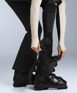 Oysho Длинные лыжные носки из смеси шерсти WOOLMARK®, черный