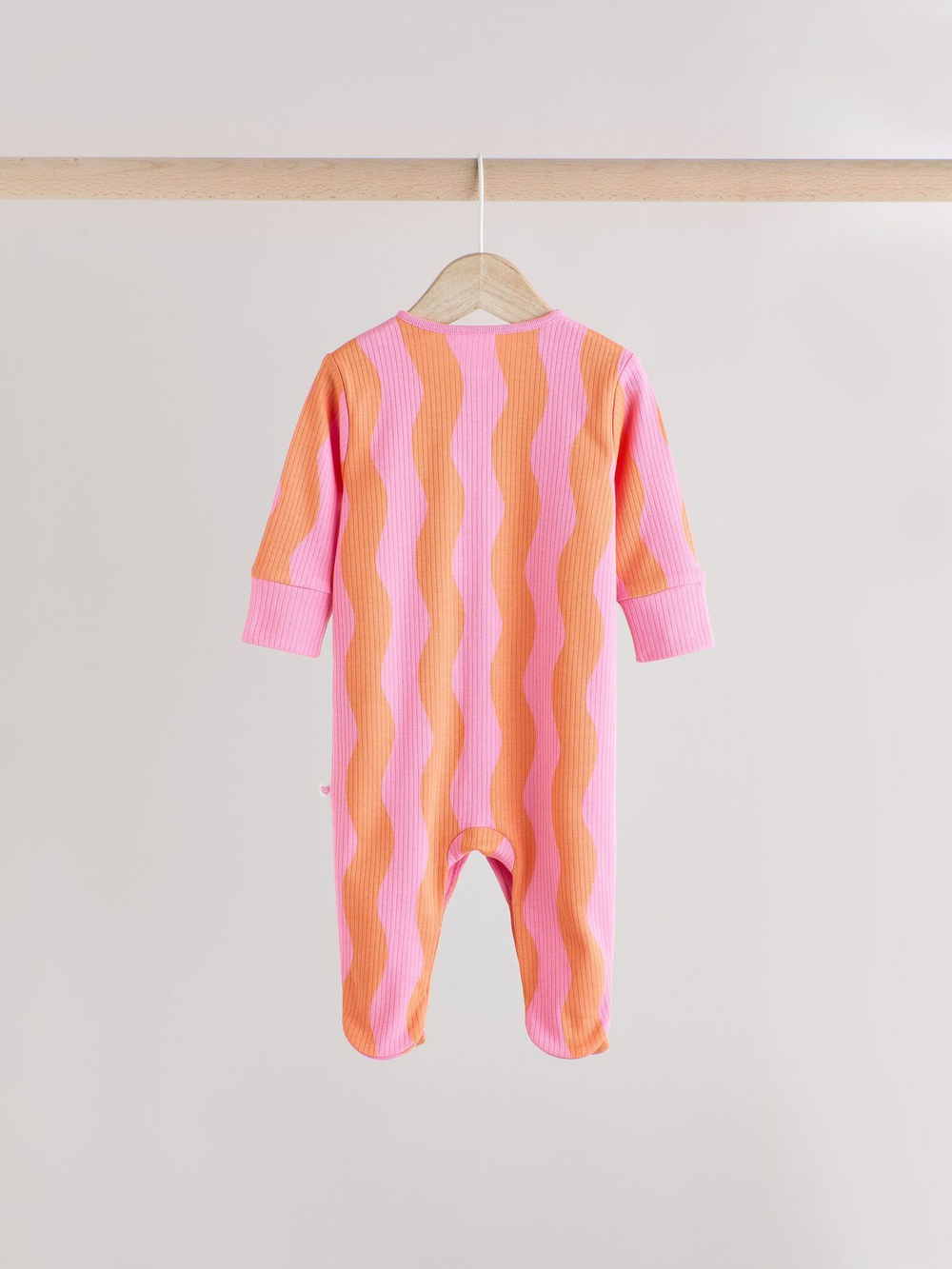 Комбинезон / Cлип для малышей Next E18-338, 3 шт., Розовый, Оранжевый, Светло-желтый