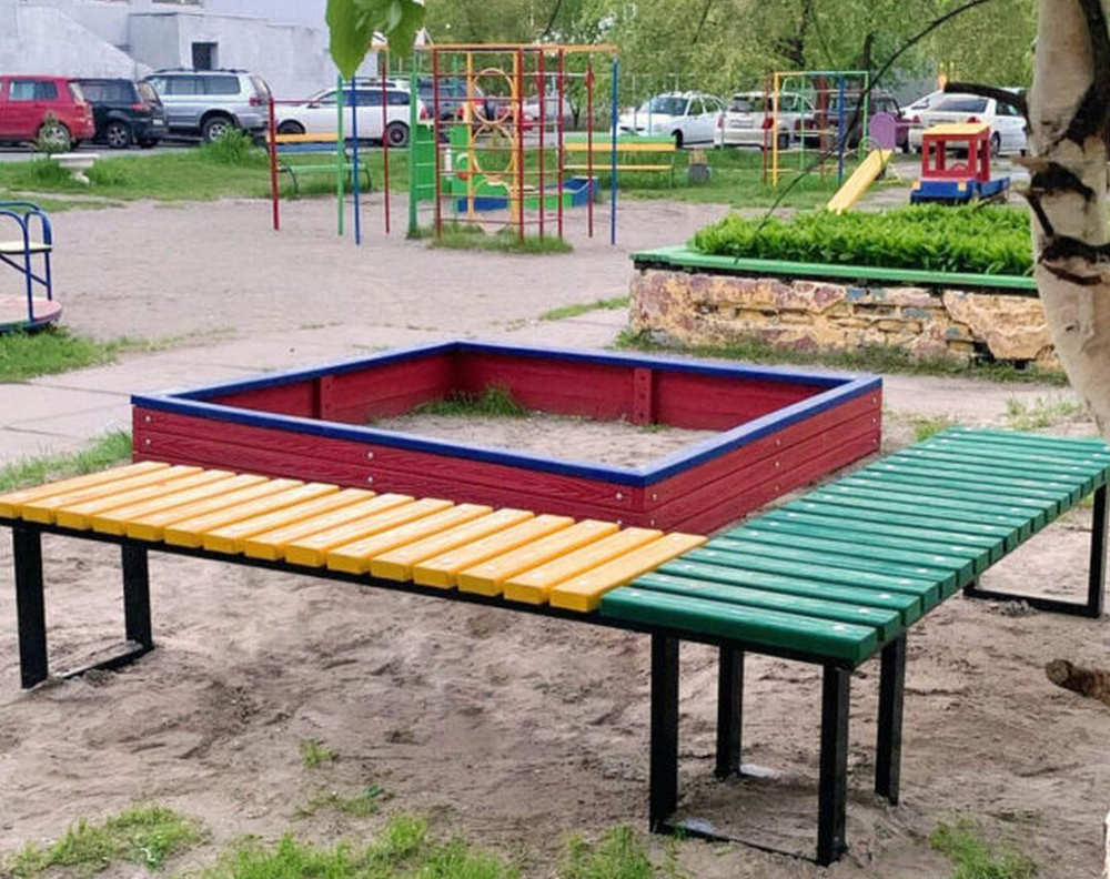 Экоскамья модульная угловая