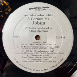 Винтажная виниловая пластинка LP Antonio Carlos Jobim A Certain Mr. Jobim (USA 1981)