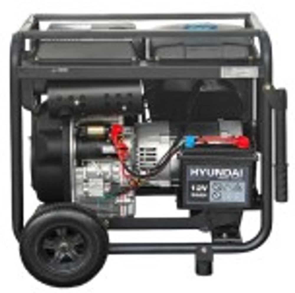 Электростанция дизельная с воздушным охлаждением HYUNDAI DHY 10000LE-T открытая