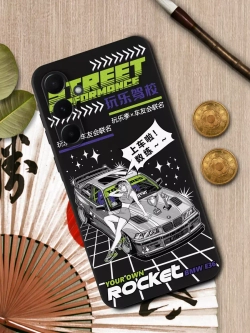 Чехол на Samsung A35 с принтом