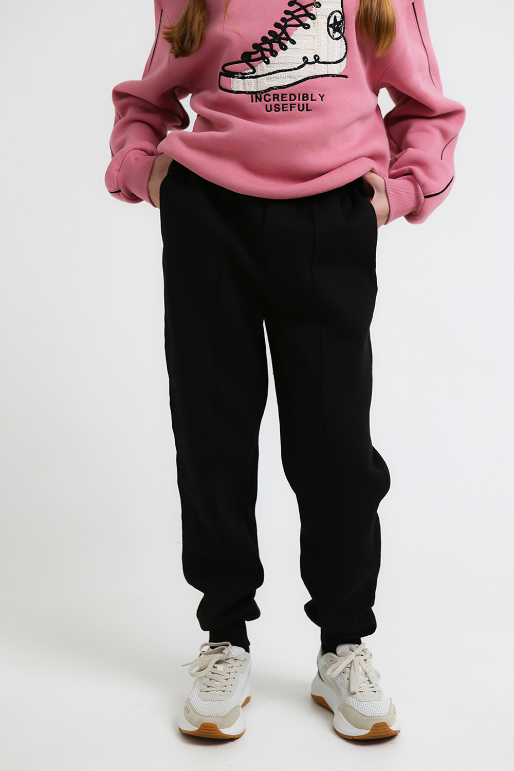 Брюки трикотаж. кэжл. с начесом д/д Beneti (T) 6300