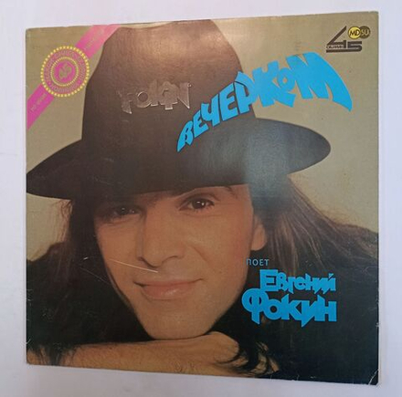 Винтажная виниловая пластинка Евгений Фокин Вечерком (СССР 1990)