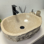 Раковина из мрамора Erozy Cream EM-62686 50*40*16 122